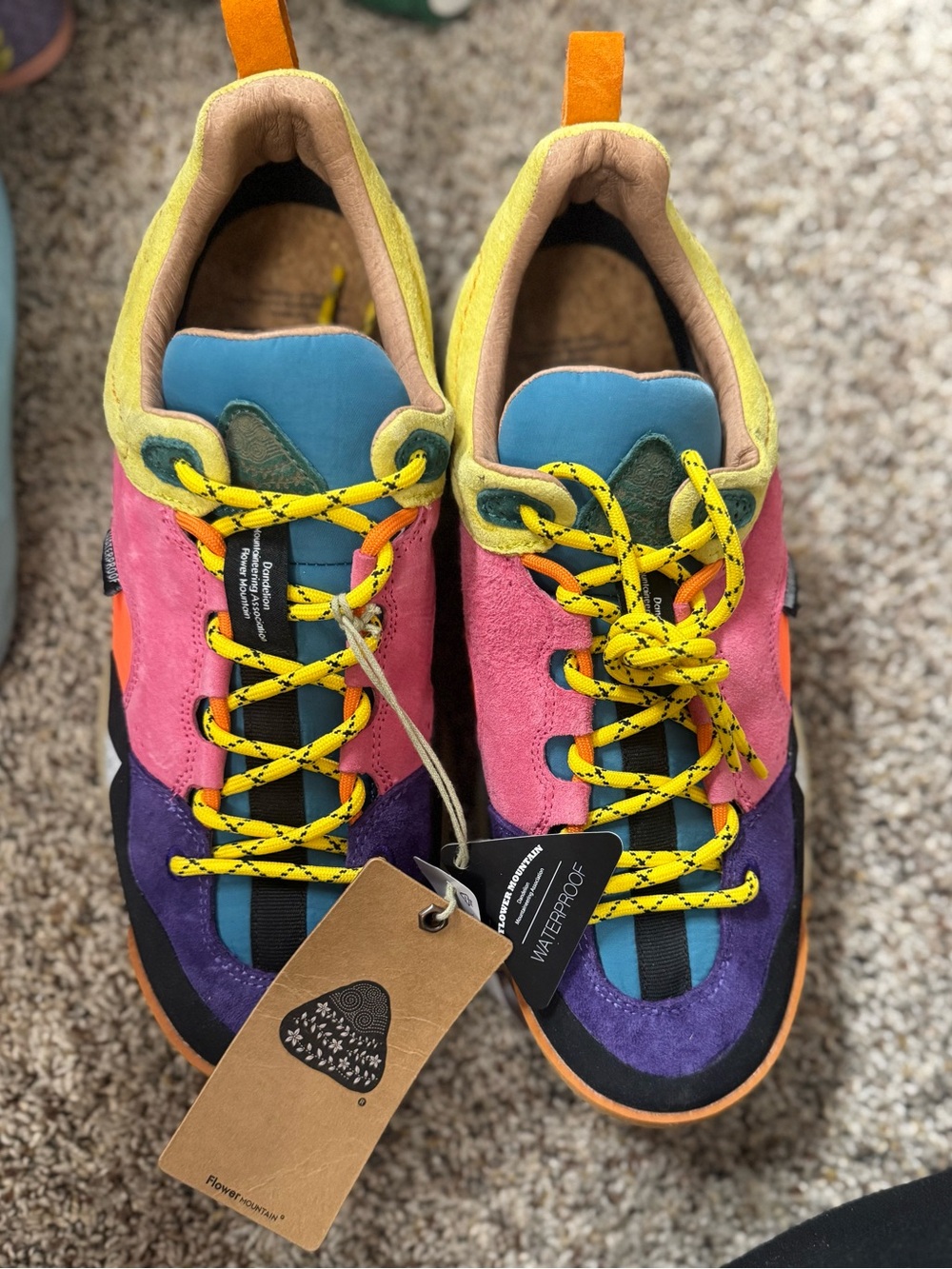 Flower Mountain Back Country Waterproof Trekking Sneakers